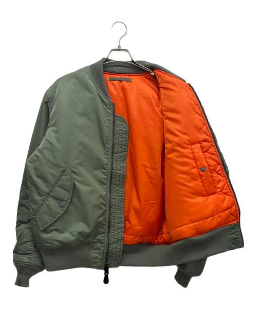 AVIREX（アヴィレックス）AVIREX (アヴィレックス) MA-1ジャケット グリーン×オレンジ サイズ:XXLの古着・服飾アイテム