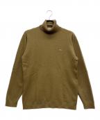 LACOSTEラコステ）の古着「タートルネックニット」｜カーキ