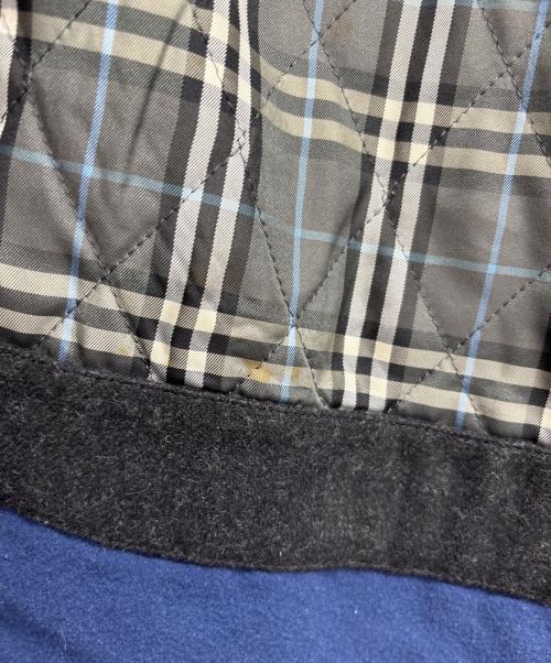 BURBERRY BLACK LABEL（バーバリーブラックレーベル）BURBERRY BLACK LABEL (バーバリーブラックレーベル) ウールコート ブラック サイズ:Mの古着・服飾アイテム