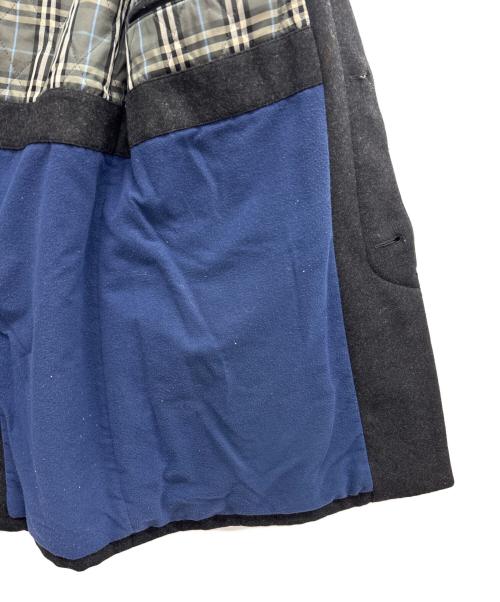 BURBERRY BLACK LABEL（バーバリーブラックレーベル）BURBERRY BLACK LABEL (バーバリーブラックレーベル) ウールコート ブラック サイズ:Mの古着・服飾アイテム