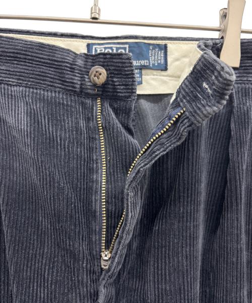 POLO RALPH LAUREN（ポロ・ラルフローレン）POLO RALPH LAUREN (ポロ・ラルフローレン) コーデュロイパンツ ネイビー サイズ:38/32の古着・服飾アイテム
