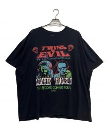 Rob Zombie×Marilyn Manson（ロブ・ゾンビ×マリリンマンソン）の古着「バンドTシャツ」｜ブラック