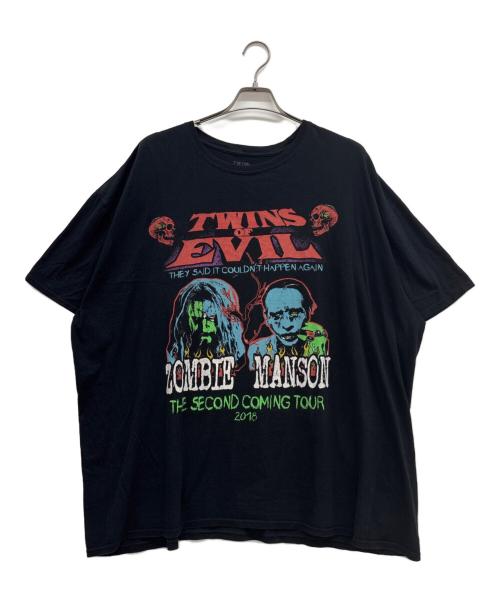 Rob Zombie（ロブ・ゾンビ）Rob Zombie (ロブ・ゾンビ) Marilyn Manson (マリリンマンソン) バンドTシャツ ブラック サイズ:4XLの古着・服飾アイテム