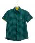 stussy（ステューシー）の古着「半袖シャツ」｜グリーン×ブラック