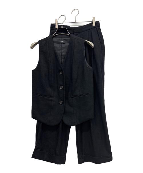 SINME（シンメ）SINME (シンメ) セットアップ ブラック サイズ:Oの古着・服飾アイテム