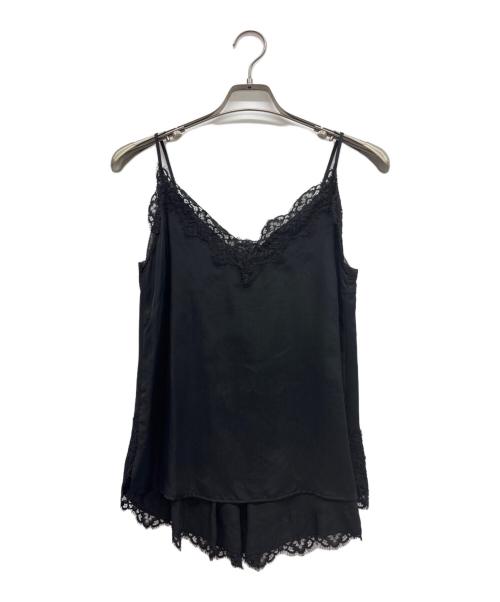 SINME（シンメ）SINME (シンメ) レースキャミソール ブラック サイズ:F 未使用品の古着・服飾アイテム
