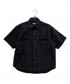 SUPREMEシュプリーム）の古着「デニムペインターシャツ」｜ブラック