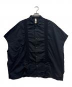 SHINYA KOZUKAシンヤコズカ）の古着「半袖シャツ」｜ブラック