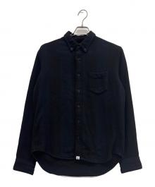SEQUEL（シークエル）の古着「長袖シャツ」｜ネイビー×ブラック