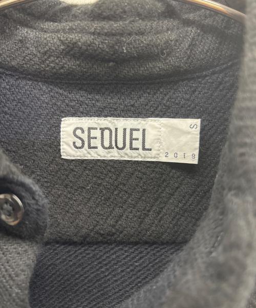 SEQUEL（シークエル）SEQUEL (シークエル) 長袖シャツ ネイビー×ブラック サイズ:Sの古着・服飾アイテム