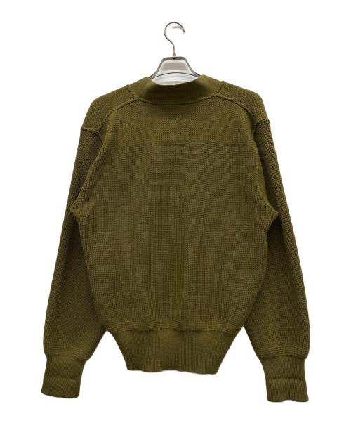 niffi（ニッフィ）niffi (ニッフィ) エンジニアセーター カーキ サイズ:Lの古着・服飾アイテム