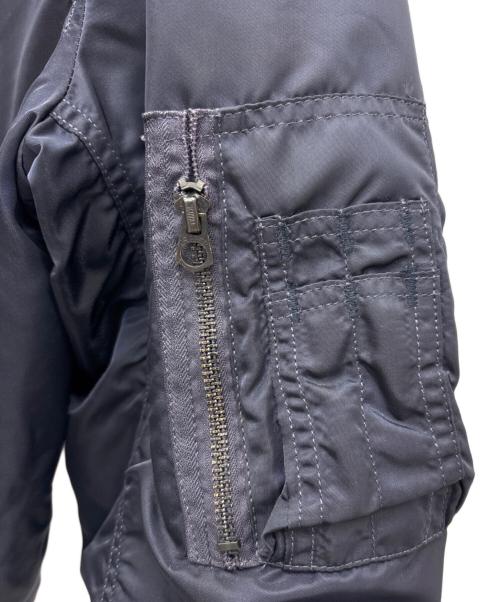 ALPHA INDUSTRIES（アルファインダストリーズ）ALPHA INDUSTRIES (アルファインダストリーズ) MA-1ジャケット ネイビー×オレンジ サイズ:Mの古着・服飾アイテム