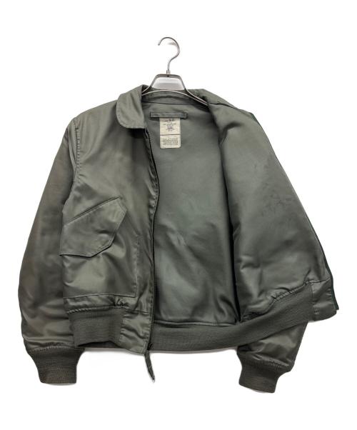NOBLAND（ノーブランド）NOBLAND (ノーブランド) フライトジャケット オリーブ サイズ:Mの古着・服飾アイテム