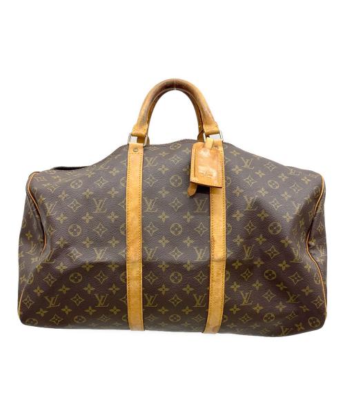 LOUIS VUITTON（ルイ ヴィトン）LOUIS VUITTON (ルイ ヴィトン) トラベルバッグ ブラウンの古着・服飾アイテム