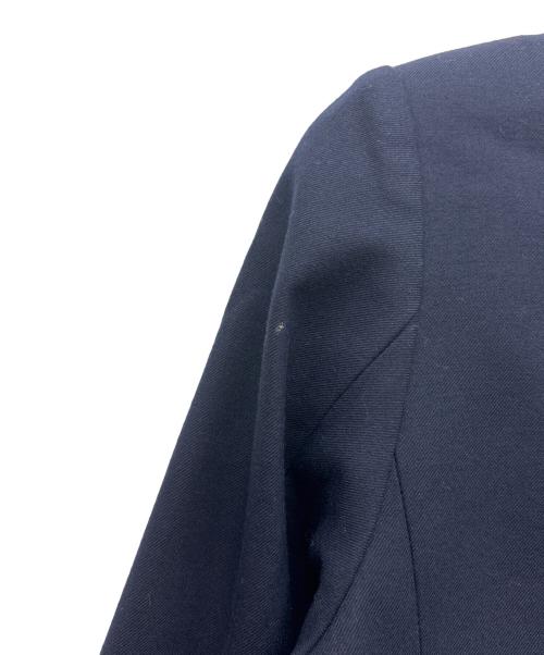 ANNE COQUINE（アンコキーヌ）ANNE COQUINE (アンコキーヌ) ダブルジャケット ネイビー サイズ:LLの古着・服飾アイテム