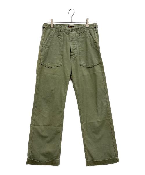 Stevenson Overall Co.（スティーブンソンオーバーオール）Stevenson Overall Co. (スティーブンソンオーバーオール) ストレートパンツ グリーン サイズ:29の古着・服飾アイテム