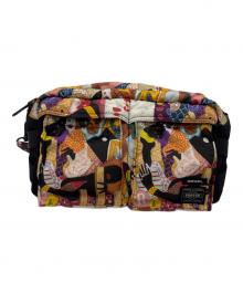 PORTER×DIESEL×横尾忠則（ポーター×ディーゼル×横尾忠則）の古着「2WAYウエストバッグ」｜マルチカラー