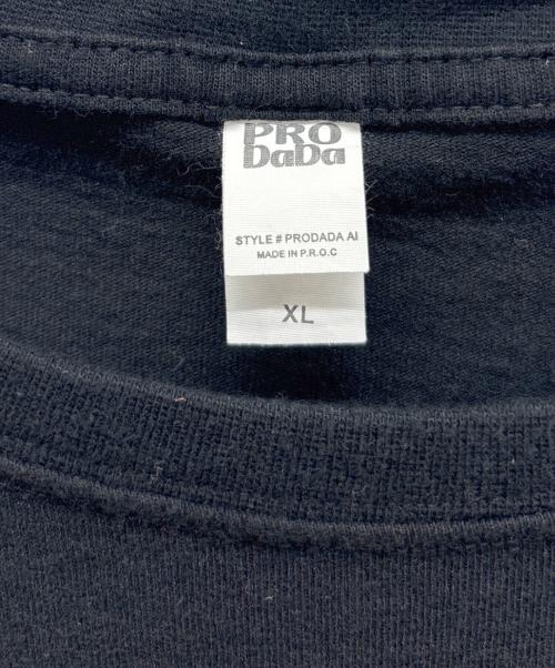 PRO dada（-）PRO dada (-) Tシャツ ブラック サイズ:XLの古着・服飾アイテム