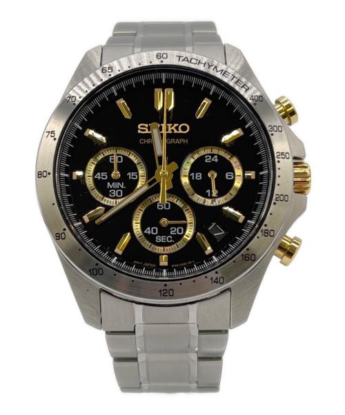 SEIKO（セイコー）SEIKO (セイコー) クロノグラフ ブラックの古着・服飾アイテム