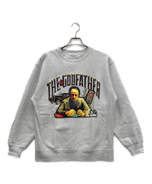 THE GODFATHER（ゴッドファーザー）THE GODFATHER (ゴッドファーザー) 裏起毛スウェット グレー サイズ:Lの古着・服飾アイテム