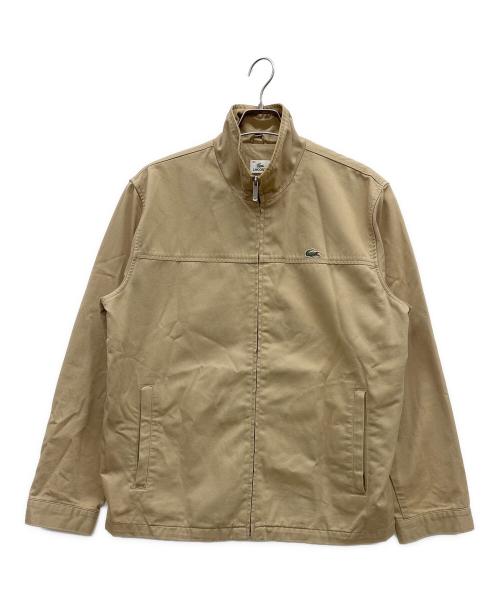 LACOSTE（ラコステ）LACOSTE (ラコステ) ジップジャケット ベージュ サイズ:表記無しの古着・服飾アイテム