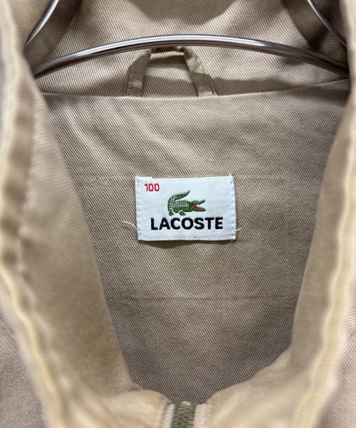 LACOSTE（ラコステ）LACOSTE (ラコステ) ジップジャケット ベージュ サイズ:表記無しの古着・服飾アイテム