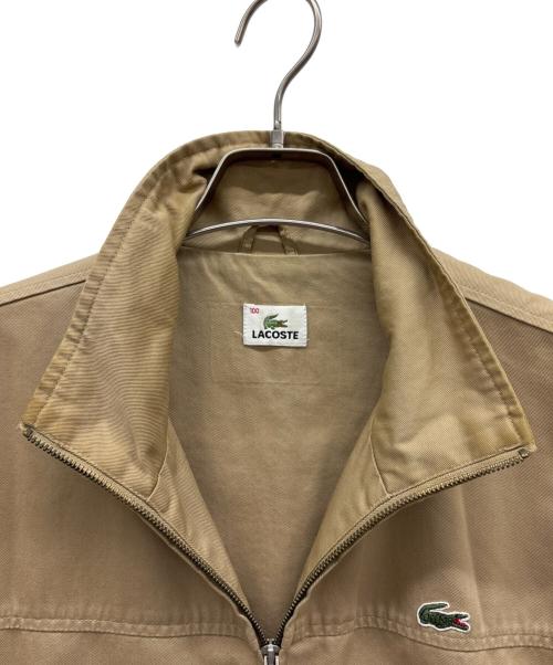 LACOSTE（ラコステ）LACOSTE (ラコステ) ジップジャケット ベージュ サイズ:表記無しの古着・服飾アイテム