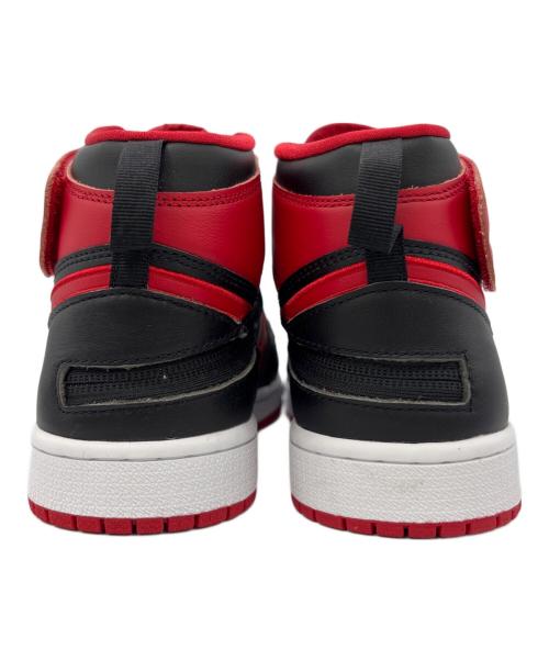 NIKE（ナイキ）NIKE (ナイキ) Air Jordan 1 HI FlyEase ブラック×ホワイト×ファイヤー レッド サイズ:26の古着・服飾アイテム