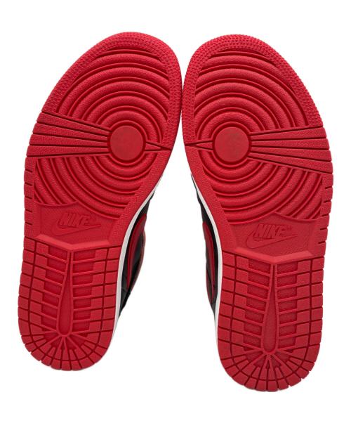 NIKE（ナイキ）NIKE (ナイキ) Air Jordan 1 HI FlyEase ブラック×ホワイト×ファイヤー レッド サイズ:26の古着・服飾アイテム