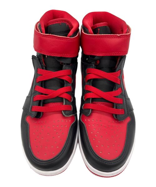NIKE（ナイキ）NIKE (ナイキ) Air Jordan 1 HI FlyEase ブラック×ホワイト×ファイヤー レッド サイズ:26の古着・服飾アイテム