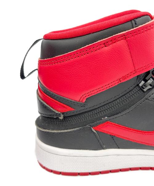 NIKE（ナイキ）NIKE (ナイキ) Air Jordan 1 HI FlyEase ブラック×ホワイト×ファイヤー レッド サイズ:26の古着・服飾アイテム