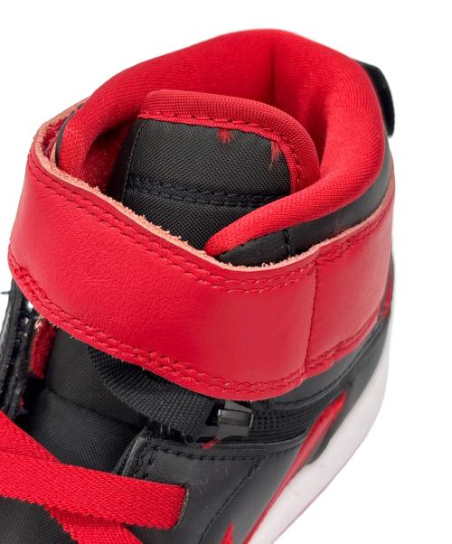 NIKE（ナイキ）NIKE (ナイキ) Air Jordan 1 HI FlyEase ブラック×ホワイト×ファイヤー レッド サイズ:26の古着・服飾アイテム