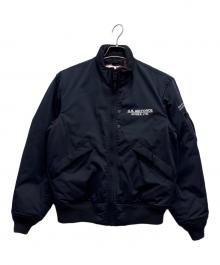 AVIREX（アヴィレックス）の古着「ステンシルジャケット」｜ネイビー