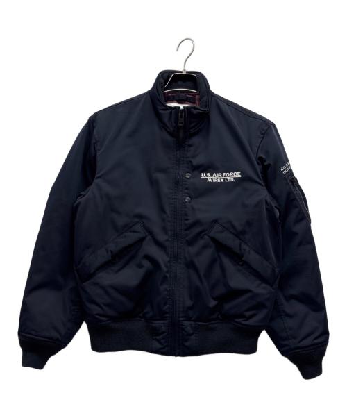 AVIREX（アヴィレックス）AVIREX (アヴィレックス) ステンシルジャケット ネイビー サイズ:Mの古着・服飾アイテム