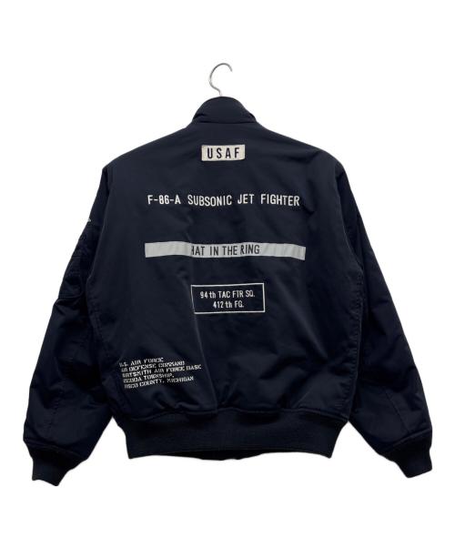 AVIREX（アヴィレックス）AVIREX (アヴィレックス) ステンシルジャケット ネイビー サイズ:Mの古着・服飾アイテム