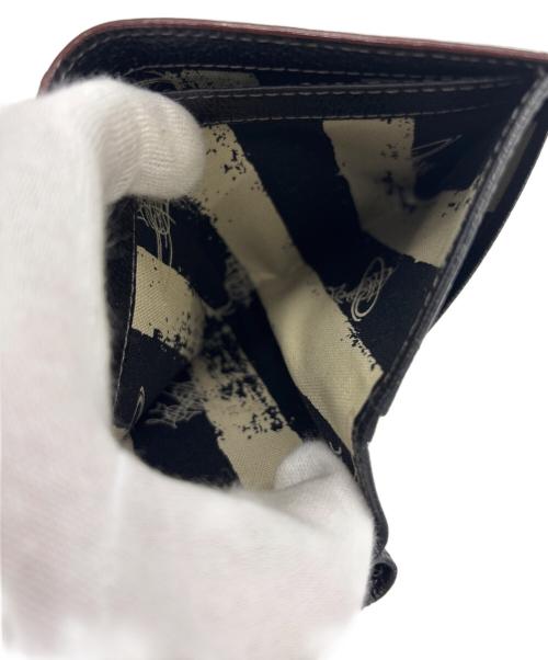 Vivienne Westwood（ヴィヴィアンウエストウッド）Vivienne Westwood (ヴィヴィアンウエストウッド) 3つ折りがま口財布 ブラックの古着・服飾アイテム