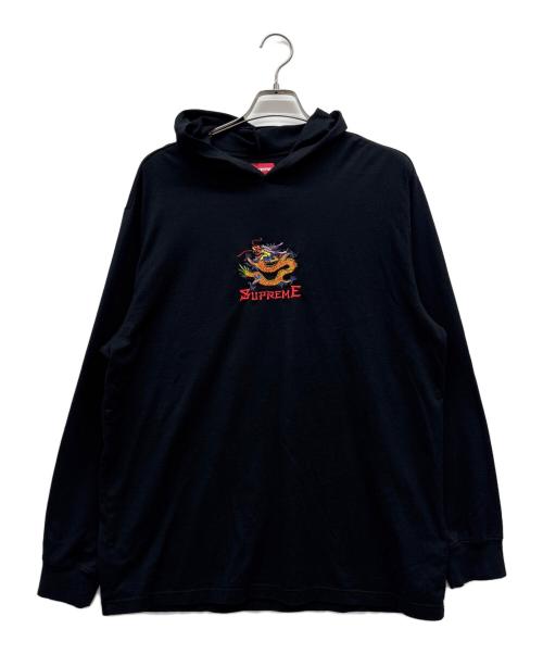 SUPREME（シュプリーム）SUPREME (シュプリーム) プルオーバーパーカー ブラック サイズ:Lの古着・服飾アイテム