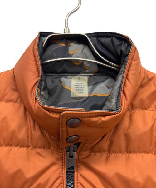 COACH（コーチ）COACH (コーチ) リバーシブルダウンジャケット オレンジ×ブラック サイズ:Mの古着・服飾アイテム