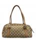 GUCCI (グッチ) ハンドバッグ ベージュ×ブラウン：25000円