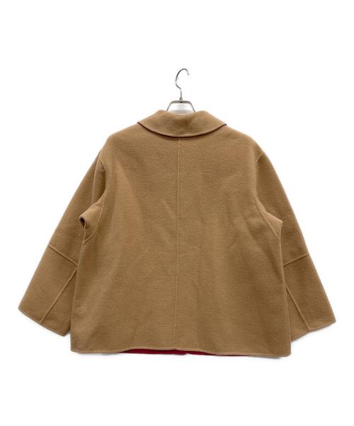 DoCLASSE（ドゥクラッセ）DoCLASSE (ドゥクラッセ) カシミヤ混ショートコート ブラウン サイズ:11の古着・服飾アイテム