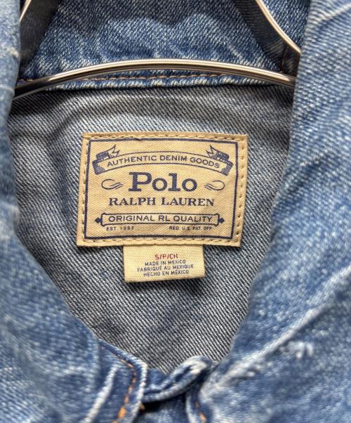 POLO RALPH LAUREN（ポロ・ラルフローレン）POLO RALPH LAUREN (ポロ・ラルフローレン) デニムトラッカージャケット ブルー サイズ:Sの古着・服飾アイテム