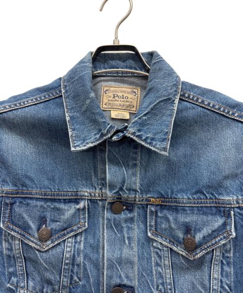 POLO RALPH LAUREN（ポロ・ラルフローレン）POLO RALPH LAUREN (ポロ・ラルフローレン) デニムトラッカージャケット ブルー サイズ:Sの古着・服飾アイテム