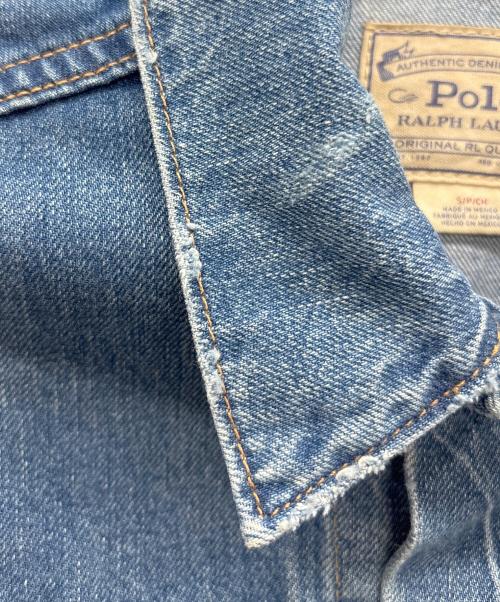 POLO RALPH LAUREN（ポロ・ラルフローレン）POLO RALPH LAUREN (ポロ・ラルフローレン) デニムトラッカージャケット ブルー サイズ:Sの古着・服飾アイテム