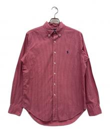 RALPH LAUREN（ラルフローレン）の古着「長袖シャツ」｜レッド