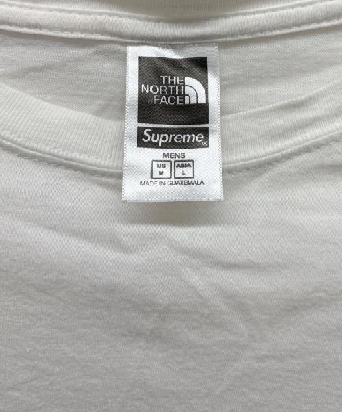 THE NORTH FACE（ザ ノース フェイス）THE NORTH FACE (ザ ノース フェイス) SUPREME (シュプリーム) Bandana Tee ホワイト サイズ:ASIA Lの古着・服飾アイテム