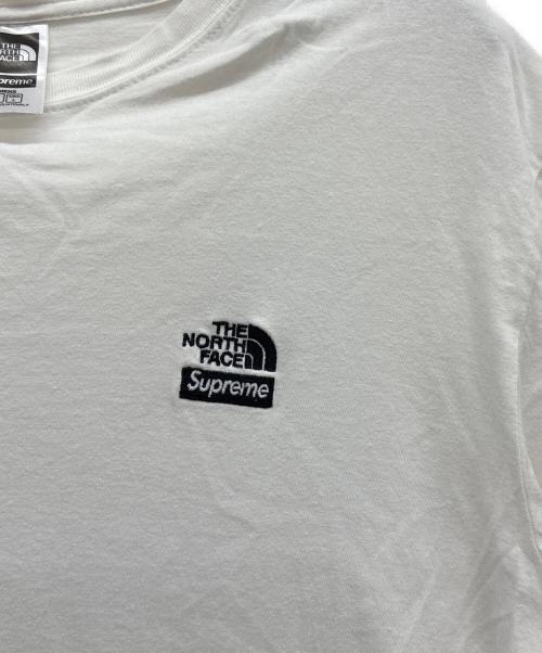 THE NORTH FACE（ザ ノース フェイス）THE NORTH FACE (ザ ノース フェイス) SUPREME (シュプリーム) Bandana Tee ホワイト サイズ:ASIA Lの古着・服飾アイテム