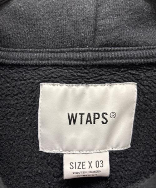 WTAPS（ダブルタップス）WTAPS (ダブルタップス) 裏起毛パーカー ブラック サイズ:X 03の古着・服飾アイテム