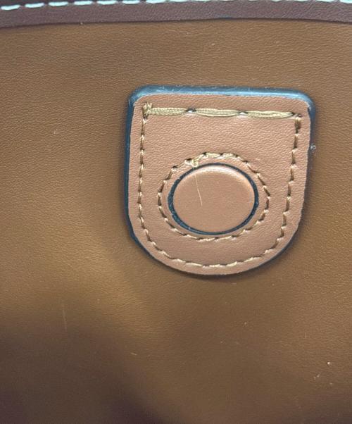 COACH（コーチ）COACH (コーチ) ハンナショルダーバッグ ベージュ×ブラウンの古着・服飾アイテム