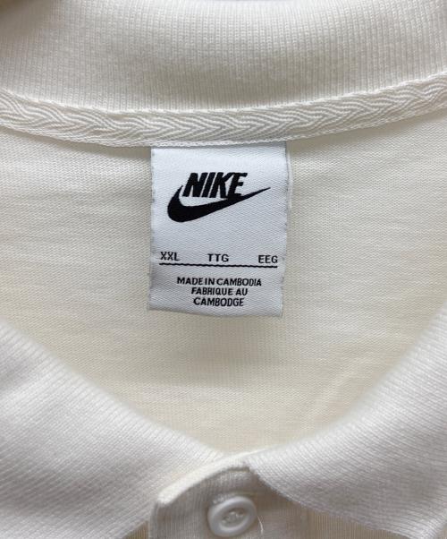 NIKE（ナイキ）NIKE (ナイキ) CLUB KNIT LS POLO ホワイト サイズ:XXLの古着・服飾アイテム