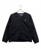 THE NORTH FACE PURPLE LABELノースフェイスパープルレーベル）の古着「ダウンカーディガン」｜ブラック